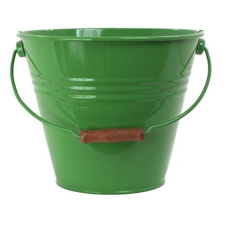 Houston International Trading Houston International Trading 5202E AG Enameled Galvanized Fun Pail; Applegreen 5202E AG